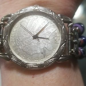 Vintage Southwest Beaded Wristwatch